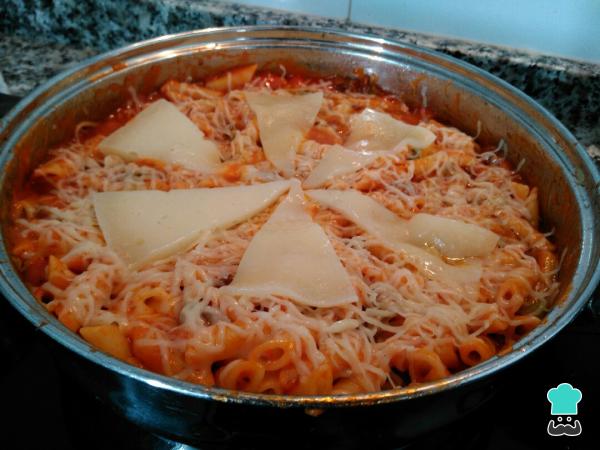 Recette de macaronis aux restes de viande - Étape 8