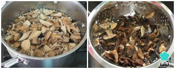Recette de Pâtes Fraîches à la Sauce aux Champignons - Étape 1