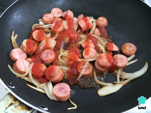 Recette Saucisses au vin rouge - Étape 3