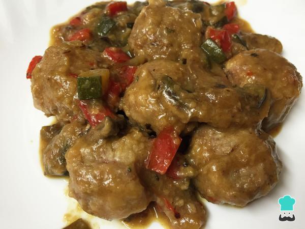 Recette de boulettes de viande au four avec légumes - Étape 8