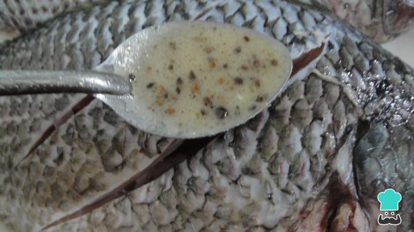 Recette Mojarra avec mojo à l'ail - Étape 5