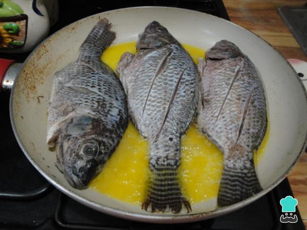 Recette Mojarra avec mojo à l'ail - Étape 8