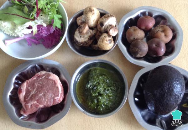 Recette Oeil de steak aux pommes de terre - Étape 1