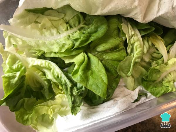 Recette de salade de riz avec laitue - Étape 2