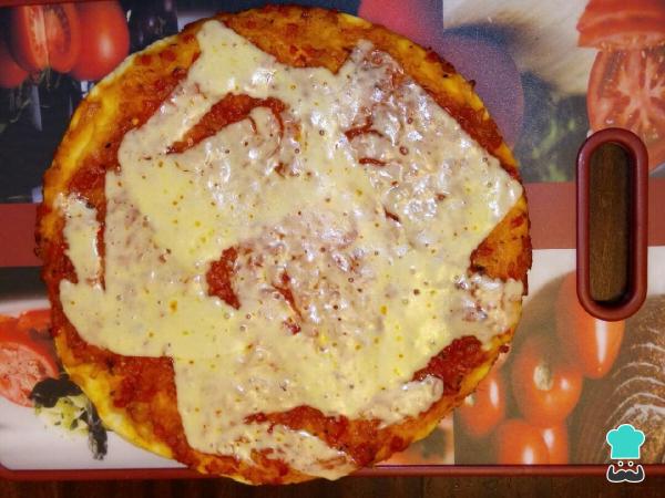 Recette Pizza mozzarella et tomates - Étape 4