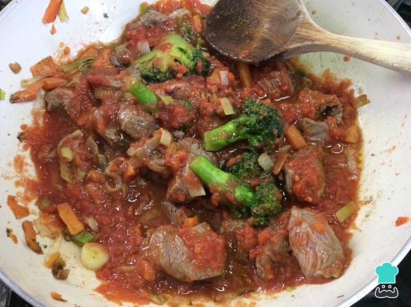 Recette de Bœuf en sauce pour enfants - Étape 4