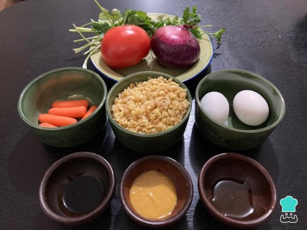 Recette de salade Mote - Étape 1