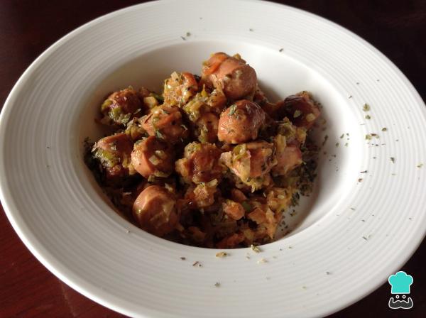 Recette de Compote de Saucisses aux Légumes - Étape 7