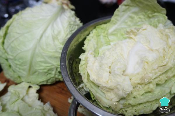 Recette de salade de chou andalouse - Étape 1