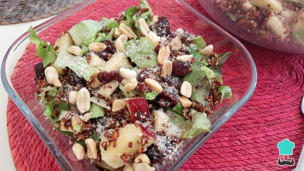 Recette de salade de quinoa rouge - Étape 4