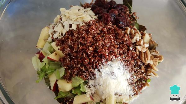 Recette de salade de quinoa rouge - Étape 3