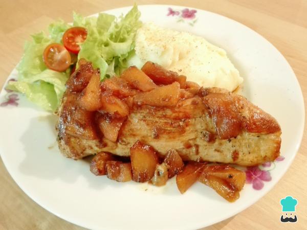 Recette Filet de porc au chutney de pommes - Étape 6