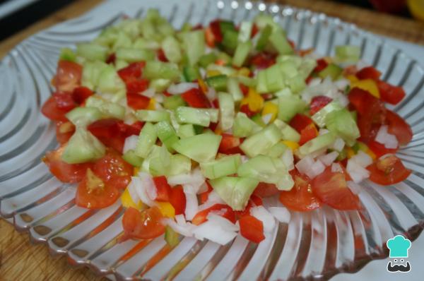Recette Pipirrana Malaga - Étape 4