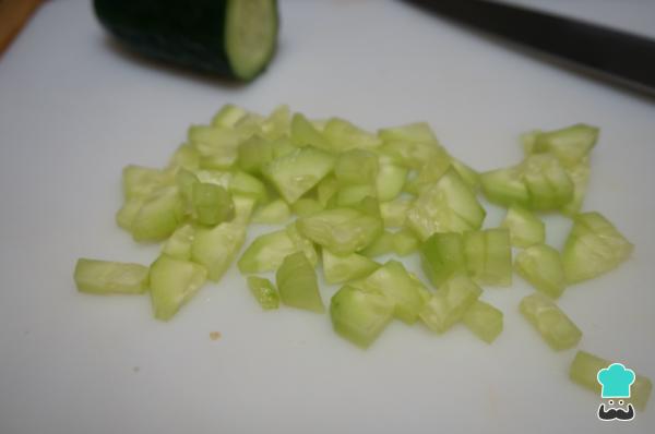 Recette Pipirrana Malaga - Étape 3
