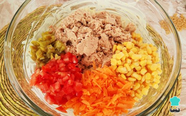 Recette de Salade de Coudes au Thon - Étape 4