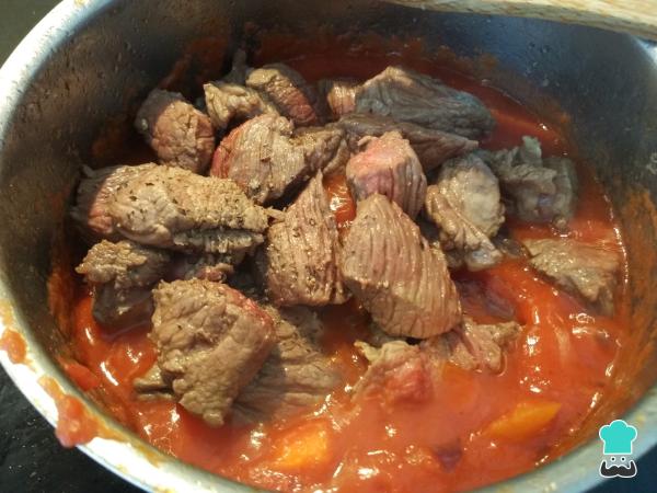 Recette de bœuf du jardinier pour enfants - Étape 6