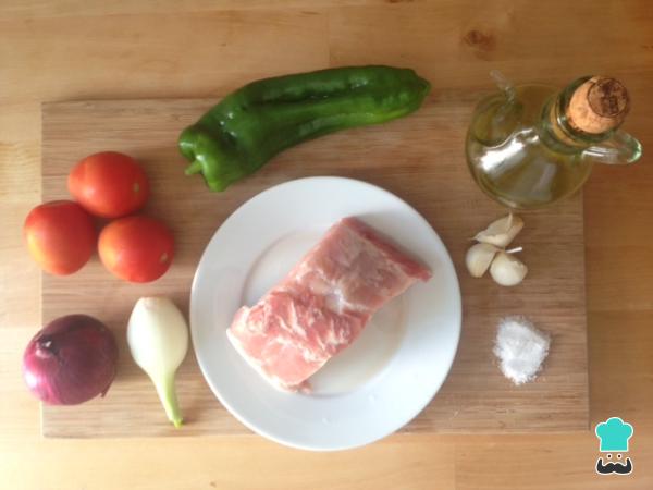 Recette de longe à la sauce andalouse - Étape 1