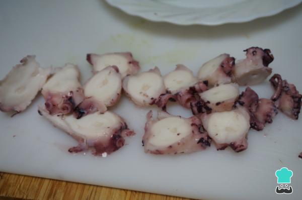 Recette de salade de poulpe - Étape 2