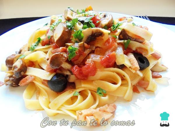 Recette de Tagliatelles à la boscaiola - Étape 7