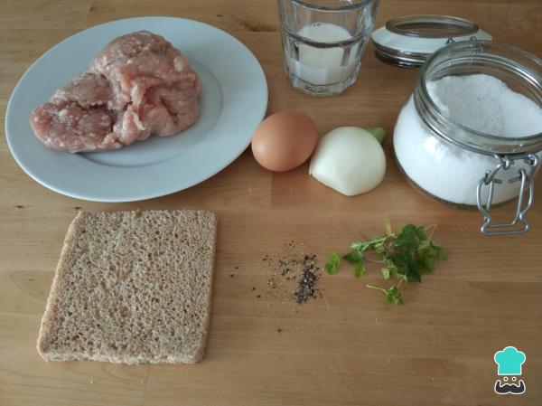 Recette de boulettes de viande légères au four - Étape 1