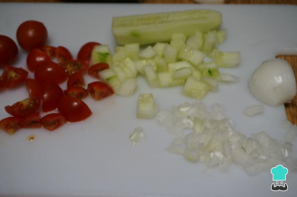 Recette de taboulé - Étape 2