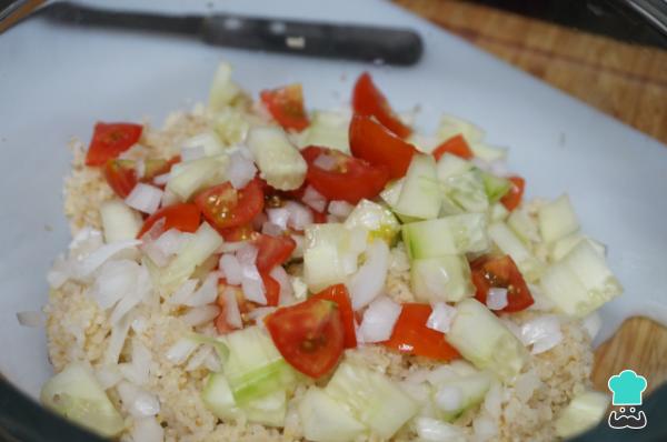 Recette de taboulé - Étape 4