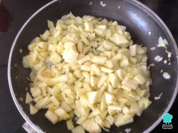 Recette de steaks de longe à la compote de pommes - Étape 3