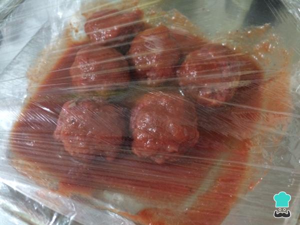 Recette de boulettes de viande au micro-ondes - Étape 6