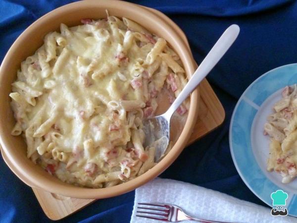 Recette de macaroni au fromage et au bacon au four - Étape 8