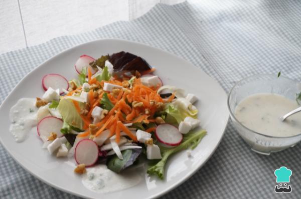 Recette de salade avec sauce au yaourt - Étape 10