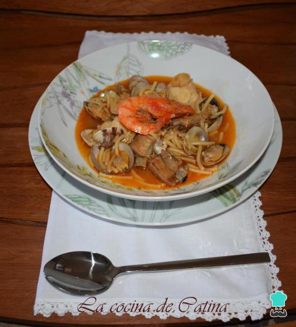 Recette de Casserole de Nouilles au Bœuf et aux Fruits de Mer - Étape 4