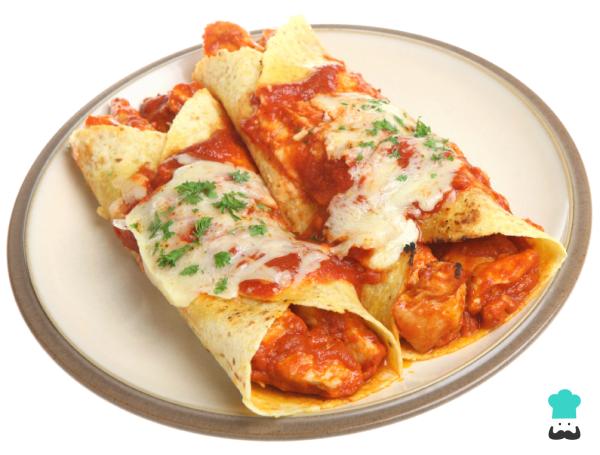 Recette d'enchiladas au poulet en sauce