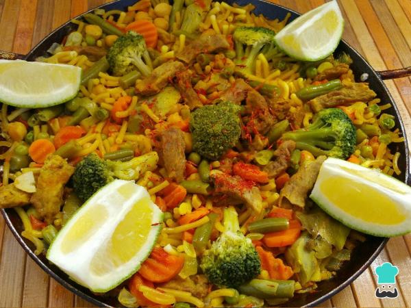 Recette de Fideuá végétarienne