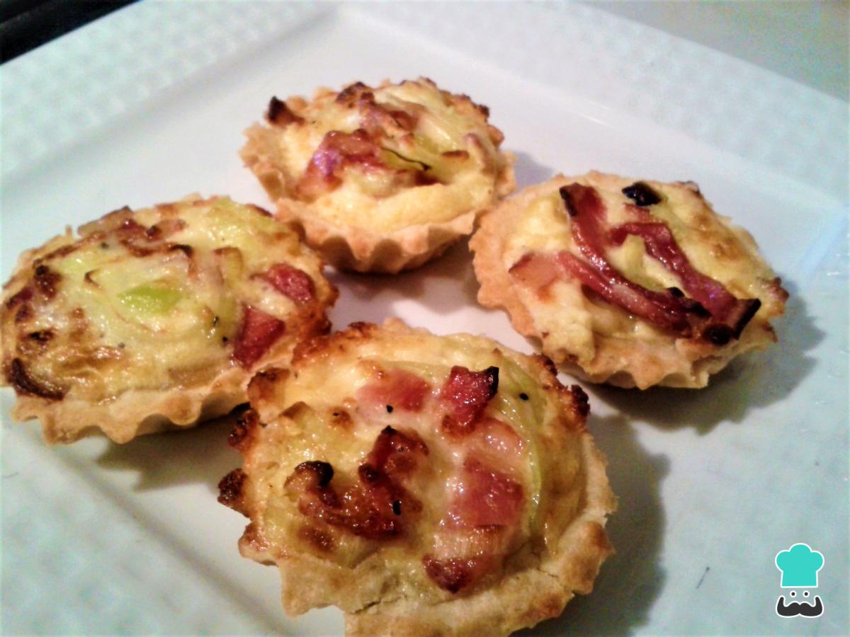 Recette de Mini Quiche Lorraine au Bacon