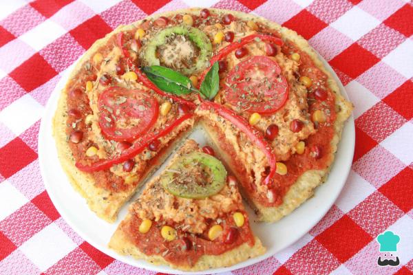 Recette de Pan Pizza à la farine de pois chiches