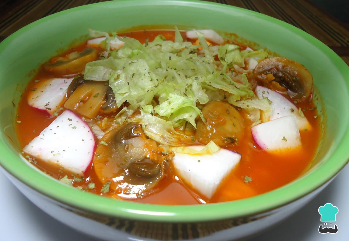 Recette de Pozole végétarien aux champignons