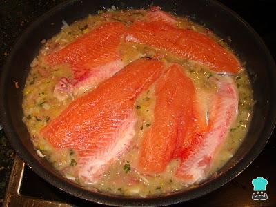 Recette de TRUITE AU CIDRE