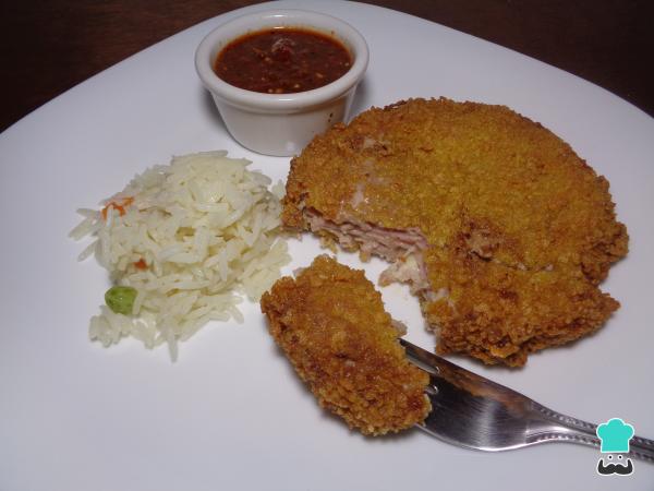 Recette de bœuf milanais farci au fromage et jambon