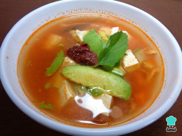 Recette de bouillon Tlalpeño