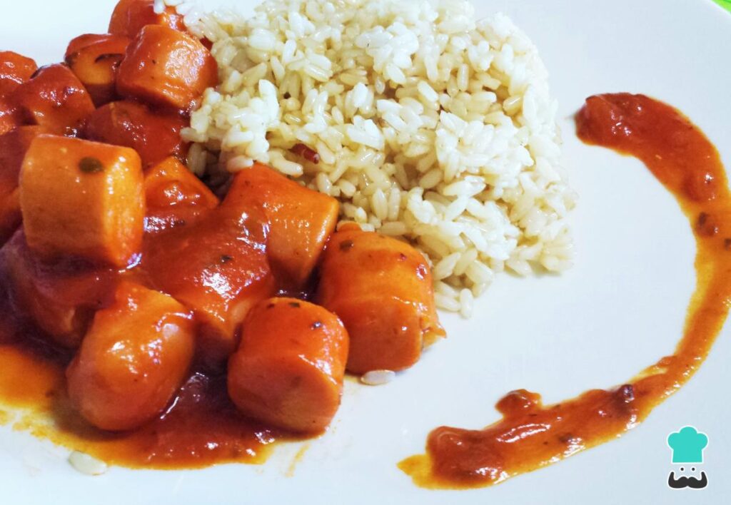 Recette de compote de saucisses à la tomate
