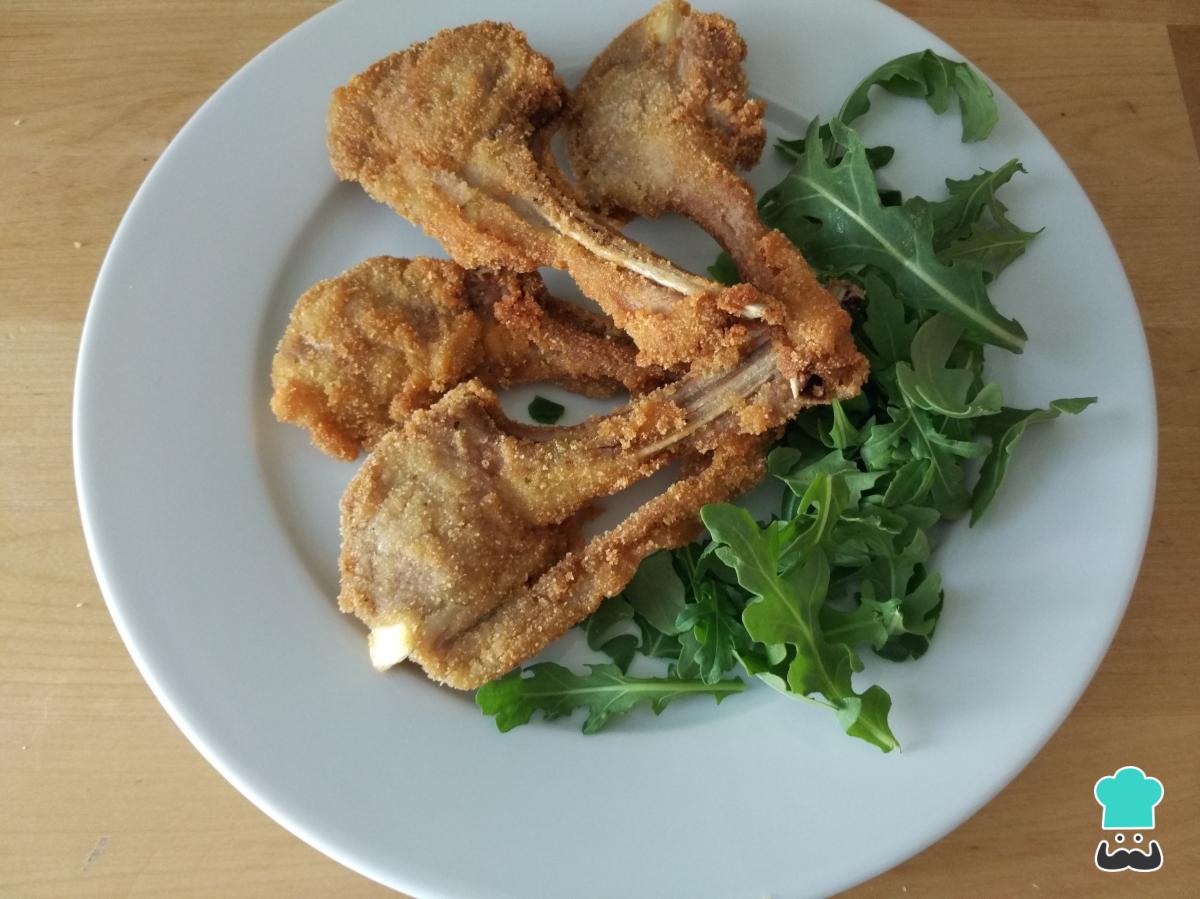 Recette de côtelettes d'agneau panées