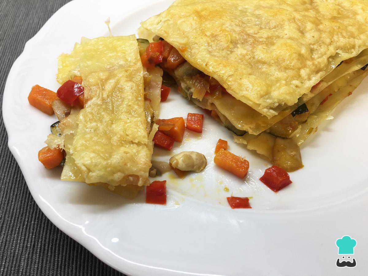 Recette de lasagne aux légumes sans béchamel