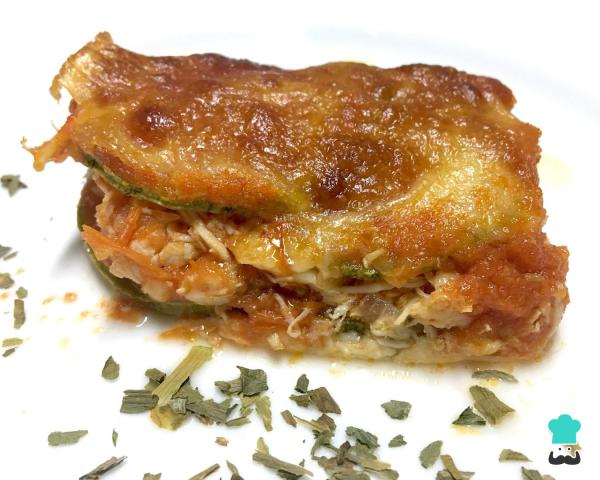 Recette de lasagnes aux courgettes et poulet sans pâtes