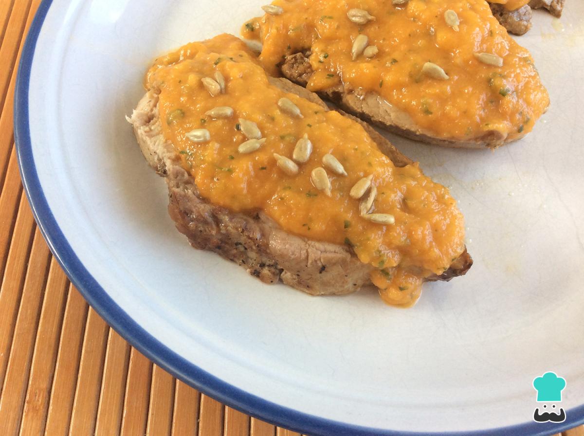 Recette de longe à la sauce potiron