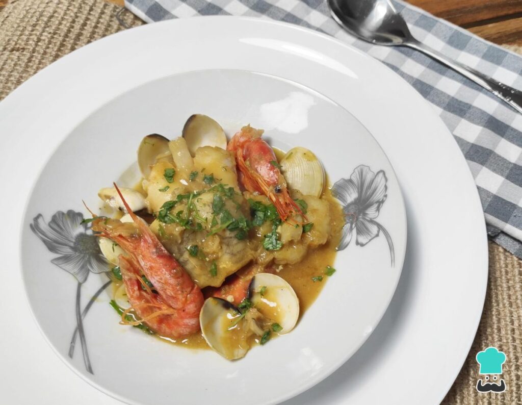 Recette de lotte aux fruits de mer