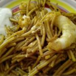 Recette de nouilles sautées aux crevettes