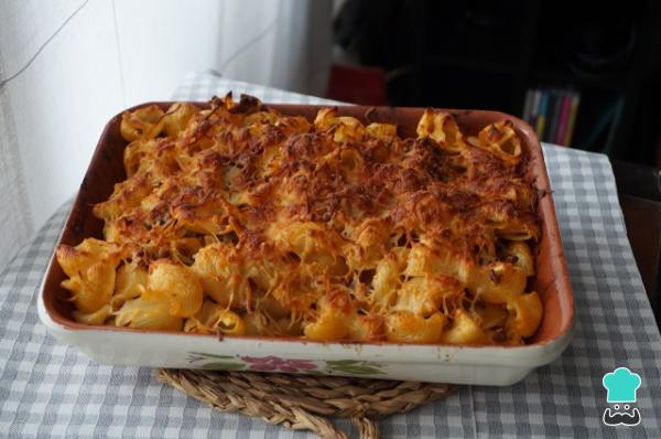 Recette de pâtes au four avec sauce bolognaise