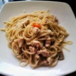 Recette de pâtes au poulet, champignons et crème