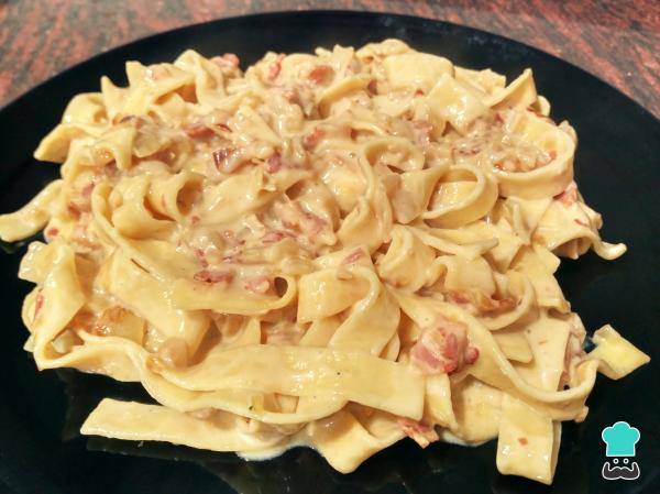 Recette de pâtes carbonara sans lactose
