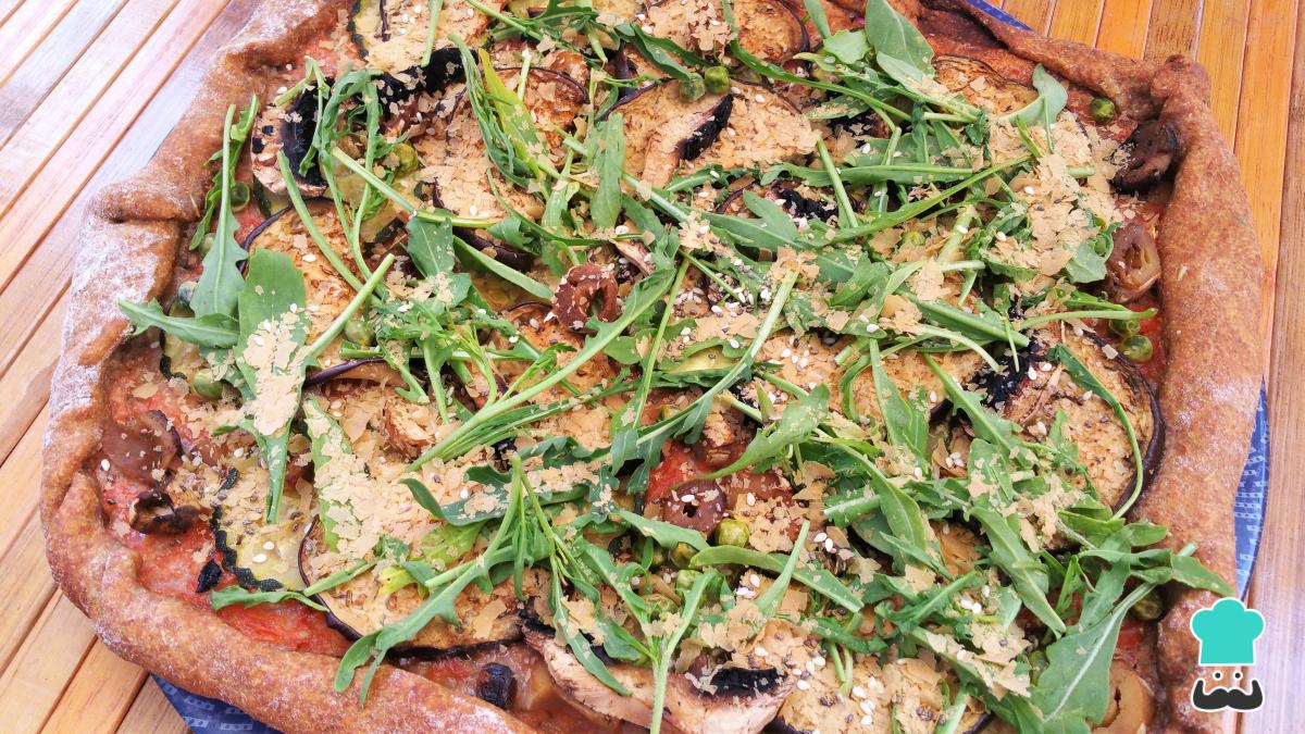Recette de pizza aux légumes à l'épeautre